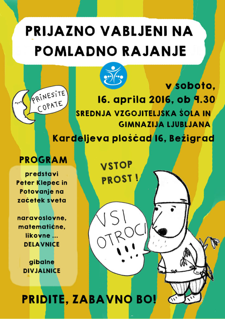 Pomladansko rajanje, 16. 4. 2016